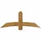 Ekena Millwork Bellingham Rough Sawn Timber Gable Bracket, Western Red Cedar, 60"W x 25"H x 4"D x 6"F, 10/12 Pitch GBW060X25X0406BEL00RWR - alternate 1